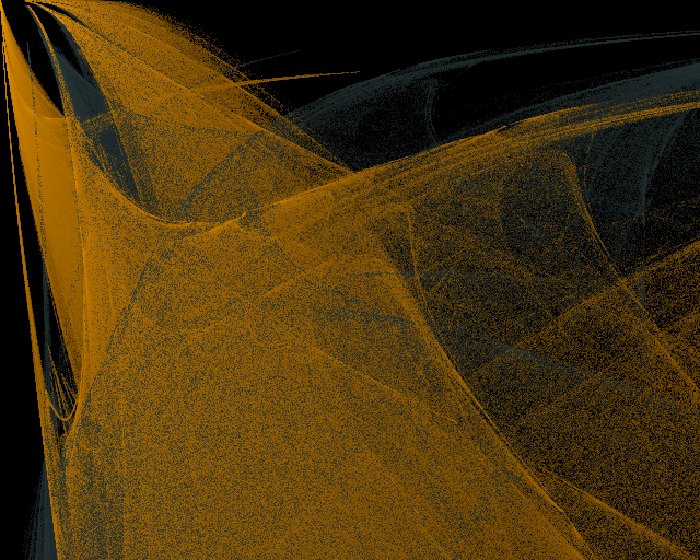 A chaotic flame with orange patterns drifting and expanding towards the bottom right of the image. A blue/grey wave is imposed ontop left-to-right. Overal the image is abstract however. A chaotic flame with orange patterns drifting and expanding towards the bottom right of the image. A blue/grey wave is imposed ontop left-to-right. Overal the image is abstract however.